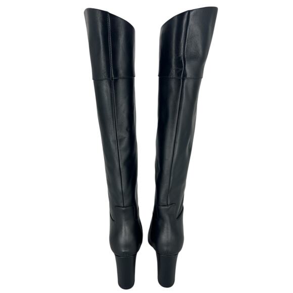 Christian Louboutin Loo Botta 85mm Knee High Boot in Black Calf Leather - Picture 7 of 16